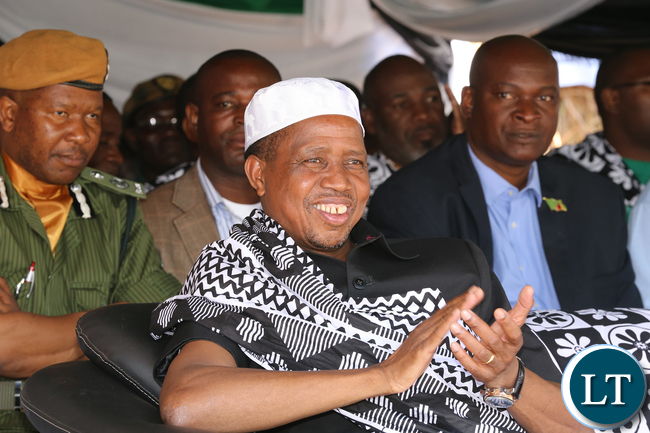 President Lungu at Mbala for the umutomolo Mambwe Lungu Tradition Ceremony