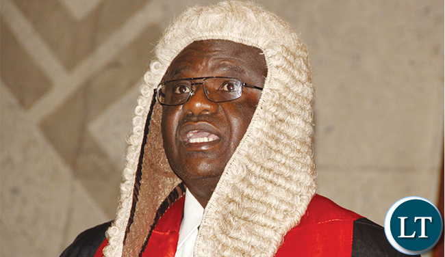 Speaker of the National Assembly Patrick Matibini