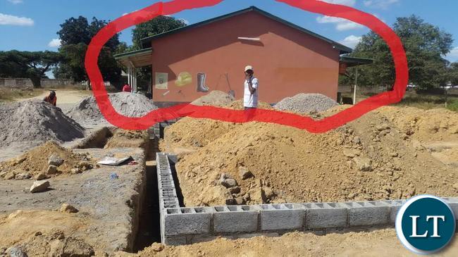 New Police Post being built allegedly next to the MP's sister's shop