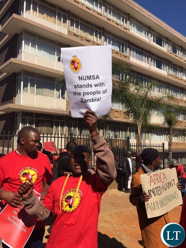 NUMSA protesters