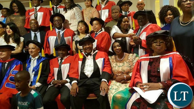 UPND Vice President Geoffrey Bwalya Mwamba in a group picture