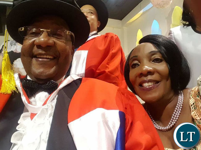 GBM in a selfie with his wife