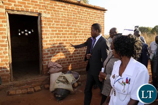 President Edgar Chagwa Lungu in Dundumwezi