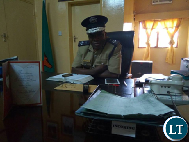 Southern Province police commissioner Bonny Kapeso
