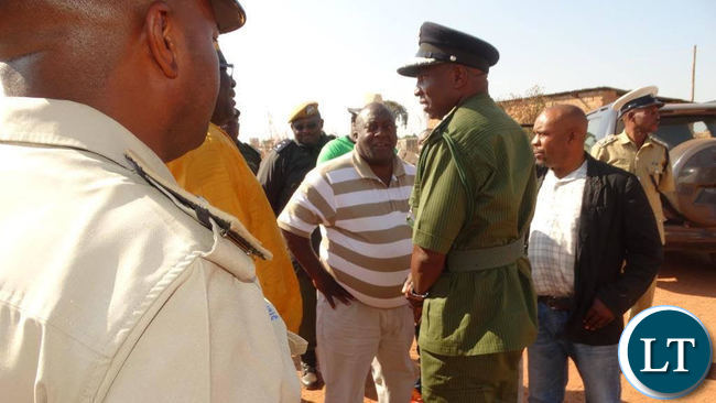 Blocked: Roan PF Member of Parliament Chishimba Kambwili and former Copperbelt Province Minister Mwenya Musenga