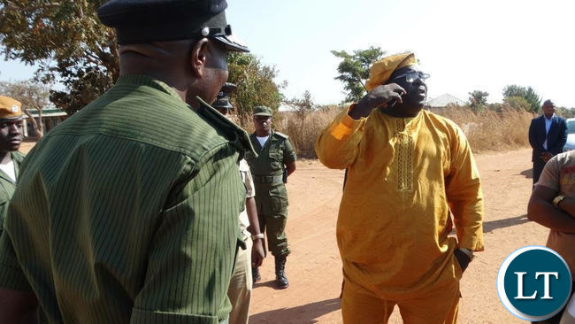 Blocked: Roan PF Member of Parliament Chishimba Kambwili and former Copperbelt Province Minister Mwenya Musenga