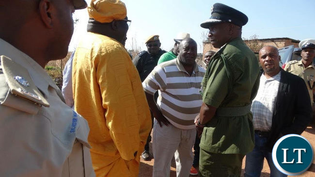 Blocked: Roan PF Member of Parliament Chishimba Kambwili and former Copperbelt Province Minister Mwenya Musenga