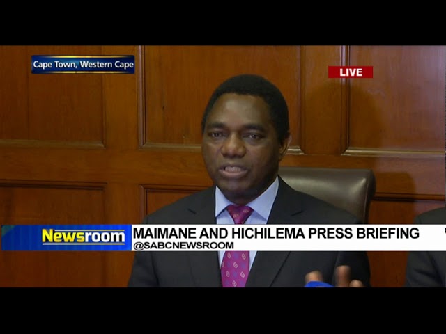 HH’s press briefing in South Africa