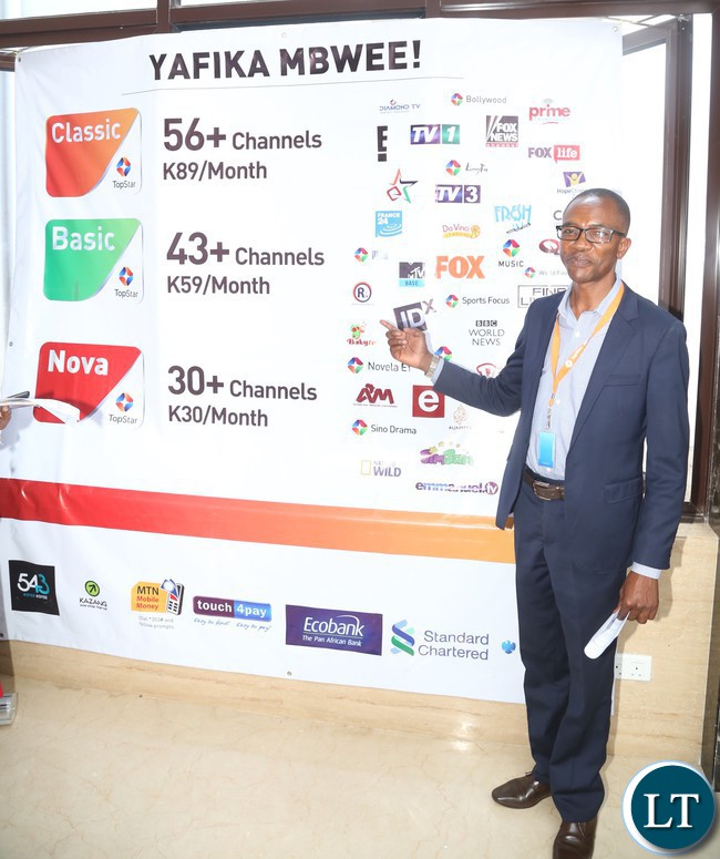 Zambia TOPSTAR subscription Bouquets Launch in pictures