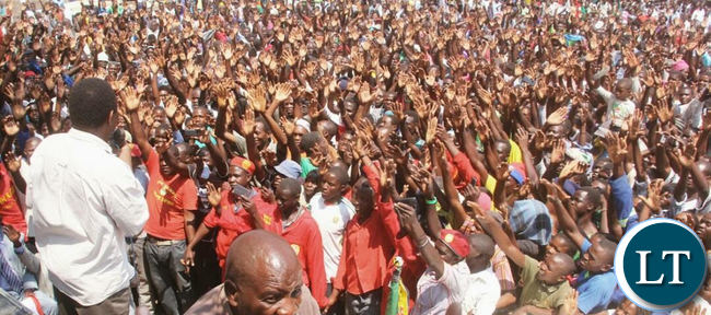 HH at a Rally rally at Mbila, Itezhi Itezhi District, Central Province.