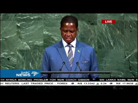 72nd UN General Assembly: Zambia’s President, Edgar Lungu