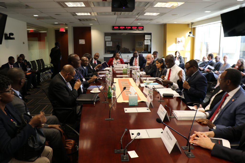 Zambian Delegation led by Finance Minister Felix Mutati at the IMF/World Bank meeting
