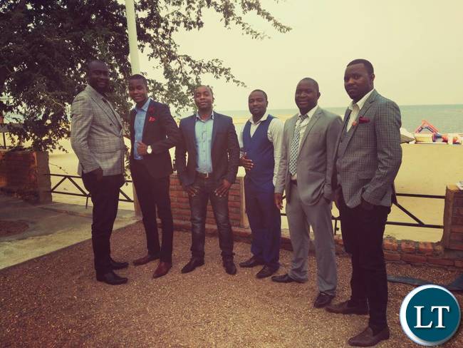 Gerald Chiluba with participants from Malawi.