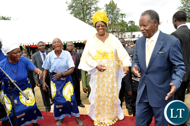 President Chilufya-Dr Christine dance