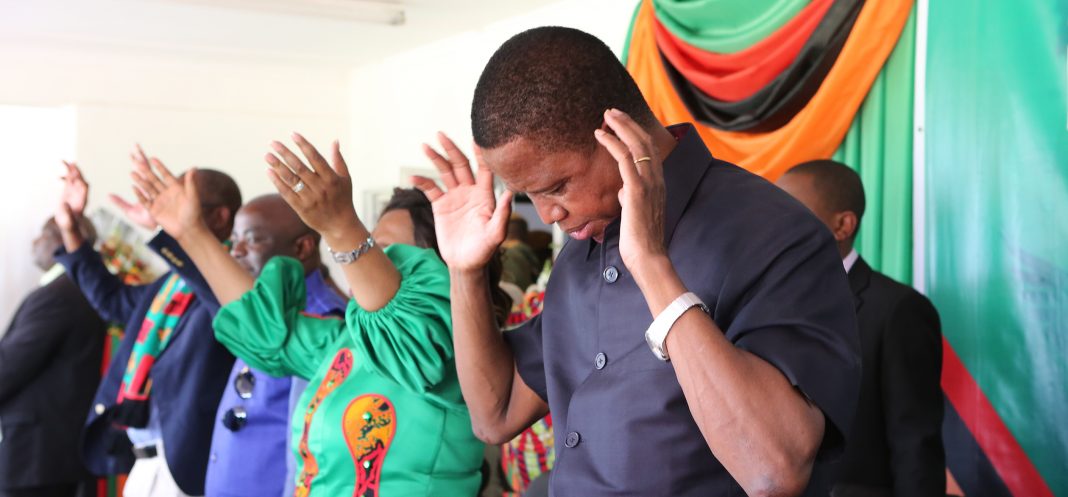 President Lungu and former Presidents hailed for upholding Christian values