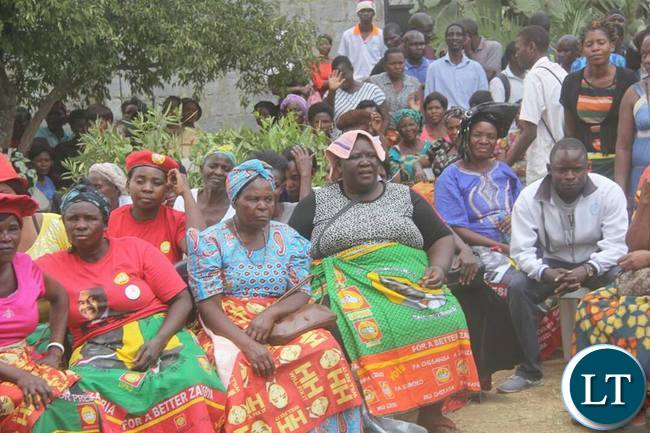 UPND Women event organised for HH
