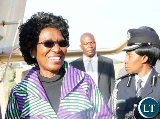 Vice President Inonge Wina