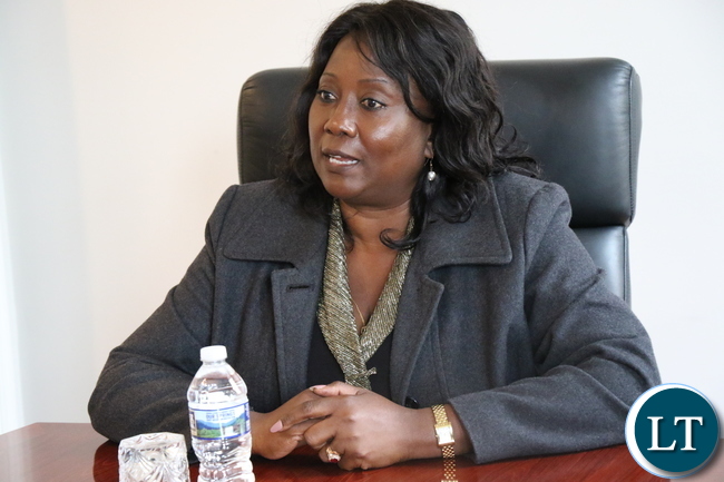Minister of Community Development and Social Services Emerine Kabanshi
