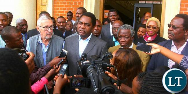 HH speaking to Journalists outside the Supreme Court
