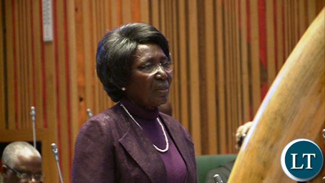 Vice President Inonge Wina