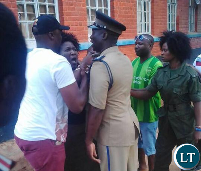 Mufulira Deputy Mayor roughs up a police officer in Mufulira