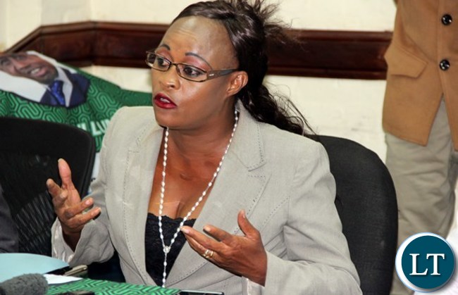 PF Deputy Secretary General Mumbi Phiri