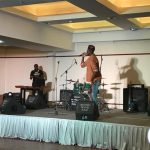 T Low on stage