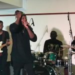 Wilz on stage