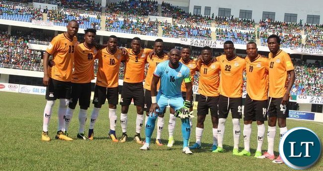 The Zambia National Soccer team
