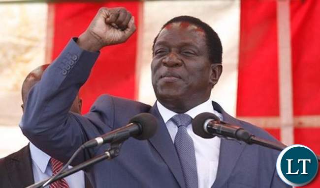 Zimbabwe's sacked vice president Emmerson Mnangagwa