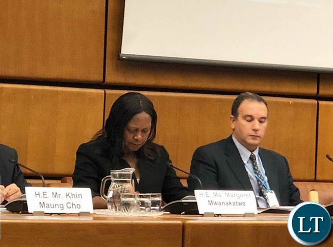 MINISTER of Commerce, Trade and Industry, Hon Margaret Mwanakatwe at the UNIDO Least Developed Countries (LDCs) Ministerial Conference MINISTER of Commerce, Trade and Industry, Hon Margaret Mwanakatwe at the UNIDO Least Developed Countries (LDCs) Ministerial Conference