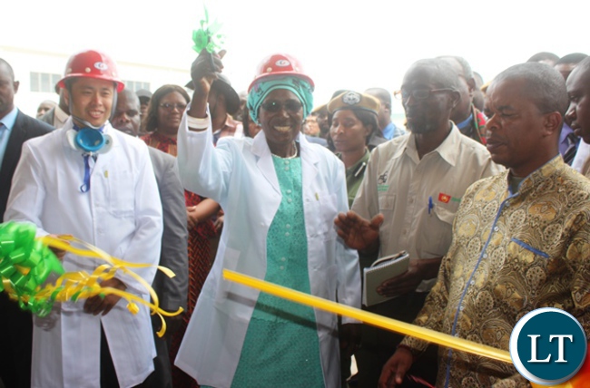Vice president commission fertilizer plant in kabwe