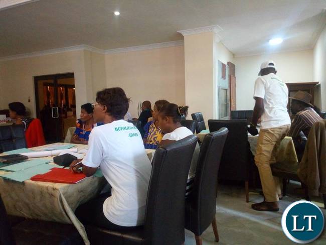 PF Whats App workshop underway in Kitwe