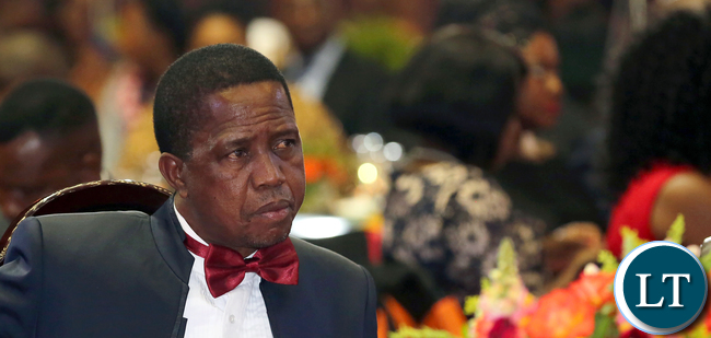 President Edgar Lungu at UNZA Alumni Fund raising Dinner