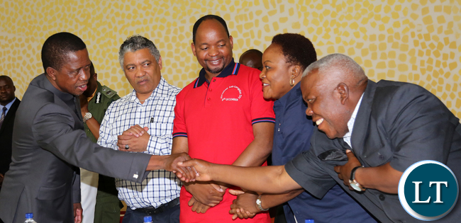 President Lungu Greet Freedom Sikazwe