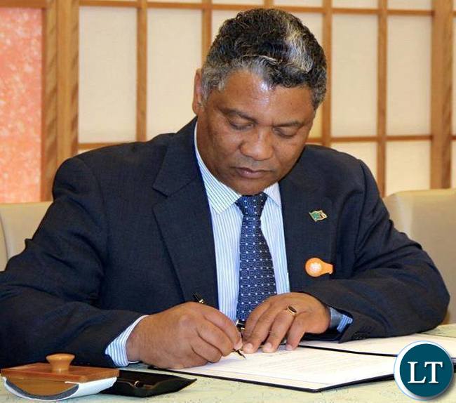 Minister of Justice Given Lubinda