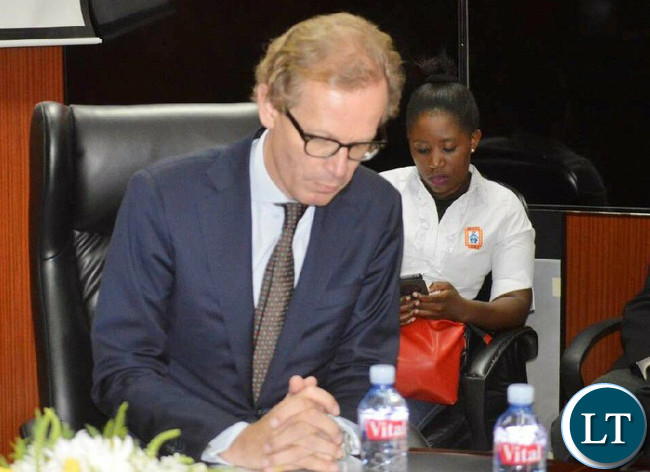 Swedish Ambassodor to Zambia, His Excellency Mr Henrik Cederin