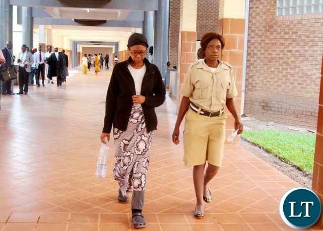 Brenda Tembo after sentencing