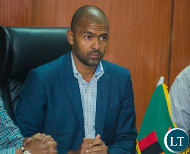 Minister of Local Government Hon Vincent Mwale