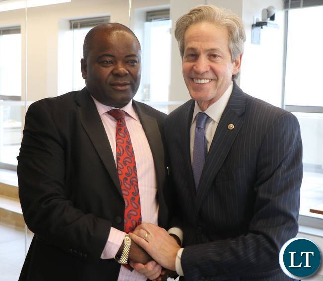 Ministry of Housing and Infrastructure Development led by the Minister Ronald Chitotela with meeting former U.S. Republican Senator Norm Coleman Ministry of Housing and Infrastructure Development led by the Minister Ronald Chitotela with meeting former U.S. Republican Senator Norm Coleman
