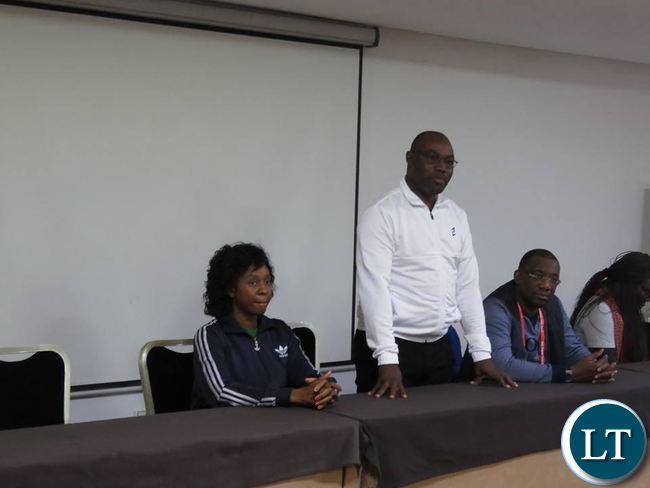 Sports minister Moses Mawere