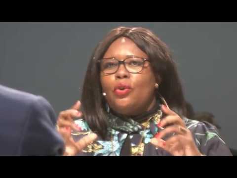 Agriculture Minister Dora Siliya at a Panel Discussion