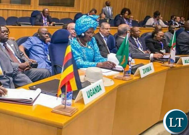 Vice President Inonge Wina at AU Summit