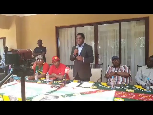 UPND President Hakainde Hichilema Media Briefing