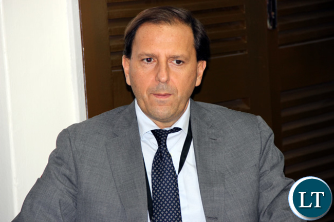IMF Zambia country representative, Alfredo Baldini