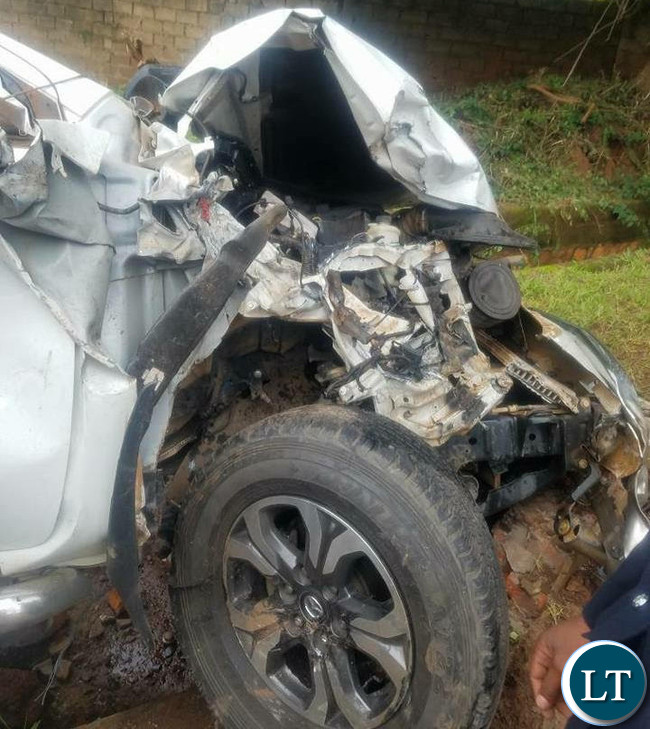 The Accident Scene this Morning