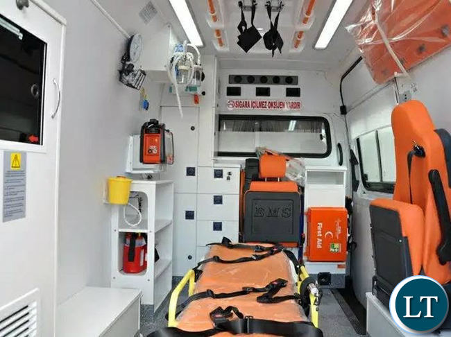 Images showing the type of custom made ambulances that the Ministry of Health has contracted Savenda Management Services to supply.