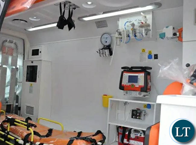Images showing the type of custom made ambulances that the Ministry of Health has contracted Savenda Management Services to supply.