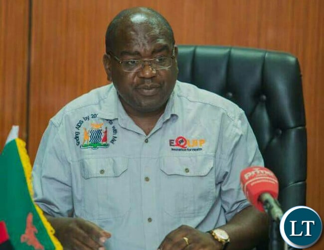 Health Minister Dr Chitalu Chilufya