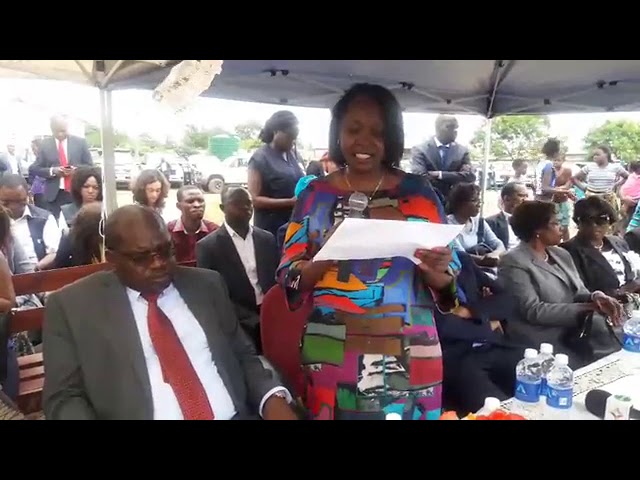 Launching the second round of the Oral Cholera vaccination exercise.